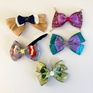 Lot of 5 Disney Bows